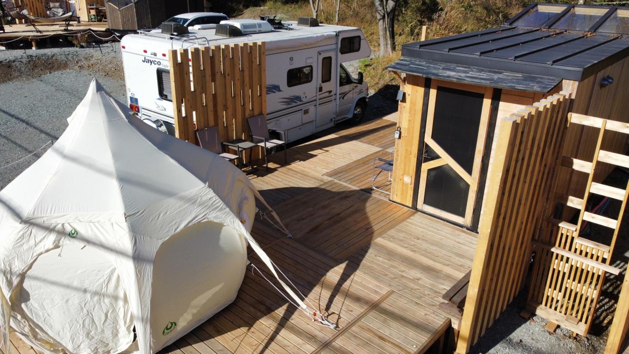 Fuji Dome Glamping Ξενοδοχείο Fujikawaguchiko Εξωτερικό φωτογραφία